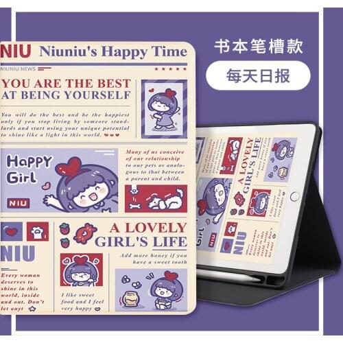 For new ipad 2017 2018 model,Case with Pencil Holder,Slim Protective Smart Cover for iPad case Funda new 9. 7 10.2 10.5 11 inch