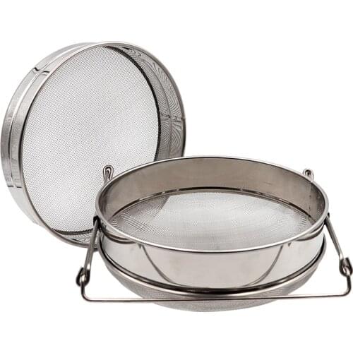 Stainless Steel Double-layer Bee Honey Sieve Filtration Single-layer Bee Honey Filter Strainer Machine Tool Extractor