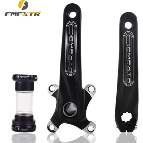 104BCD MTB bicycle crankshaft set aluminum alloy with lower bicycle knee MTB crank bicycle accessories 170mm 8/9/10 Speed