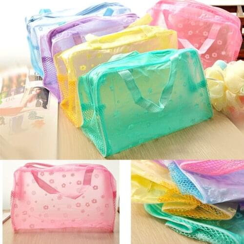 Women Cosmetic Bag Travel Package Household Toiletries Multifunction Bag Bathing Waterproof Pouch Organizer Makeup Bag Portable