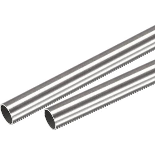 Uxcell 304 Stainless Steel Round Tube 11mm OD 0.5mm Wall Thickness 250mm Length 2 Pcs