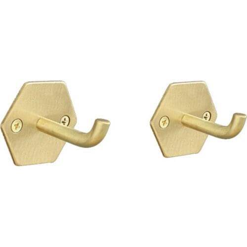 Coat hook, coat hook, copper hook, copper porch, anti-ancient wall hanging, European style kitchen wall hanger