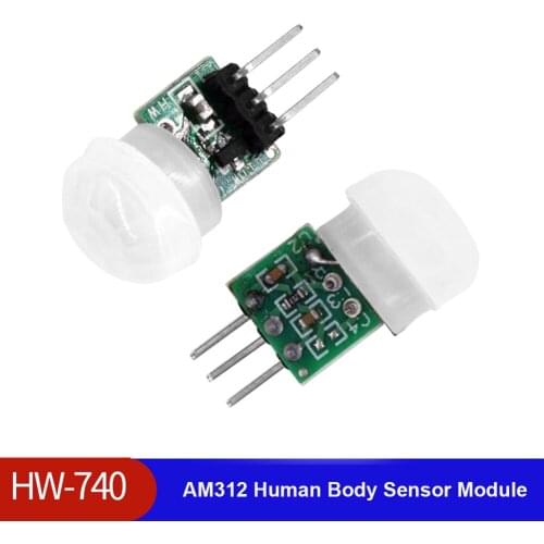 AM312 Module Mini Adjust IR Pyroelectric Infrared PIR Motion Human Sensor Detector Module Bracket Automatic Detector