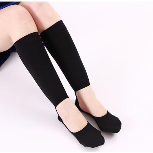 Men and women invisible stockings striped pressure socks Compres Socks