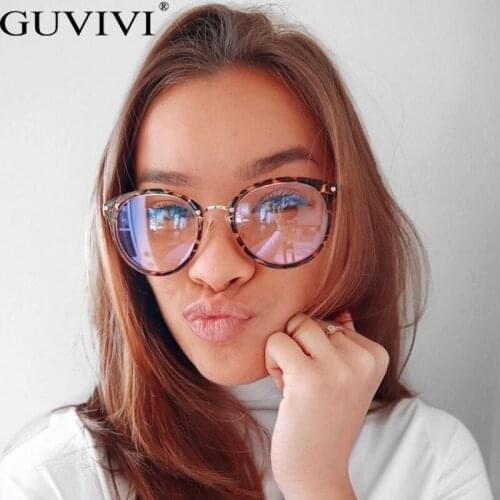 Sexy Cat Eye Glasses Frames Women Classic Fashion Transparent Blue Light Blocking Eyeglasses Optical Glasses Eyewear