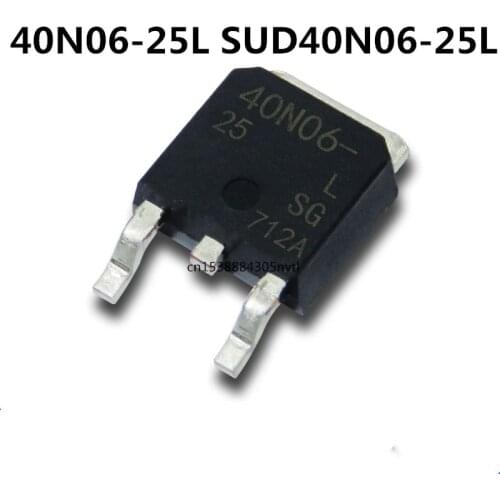 Original 10PCS/ 40N06-25L SUD40N06-25LTO-252 60V 30A
