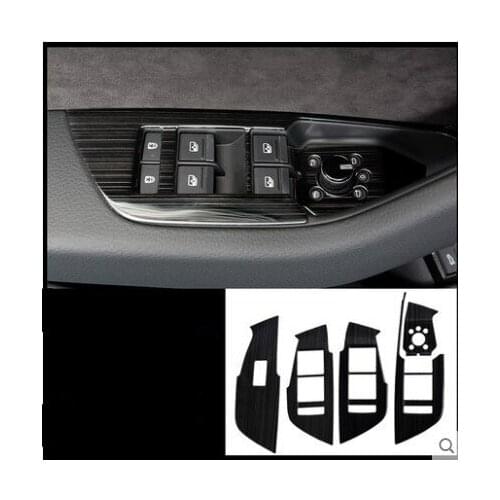 Fit for Audi 19 new A6L modified door window lifting key panel armrest window lifting decoration