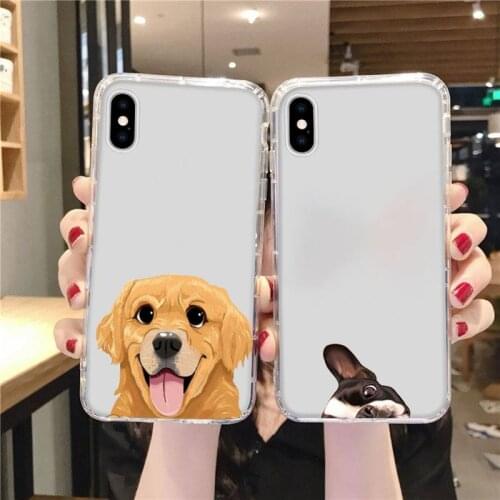 Bulldog Pug Dog French Phone Case Transparent for Huawei honor A X V 9 8 10 20 I S max note pro mate lite
