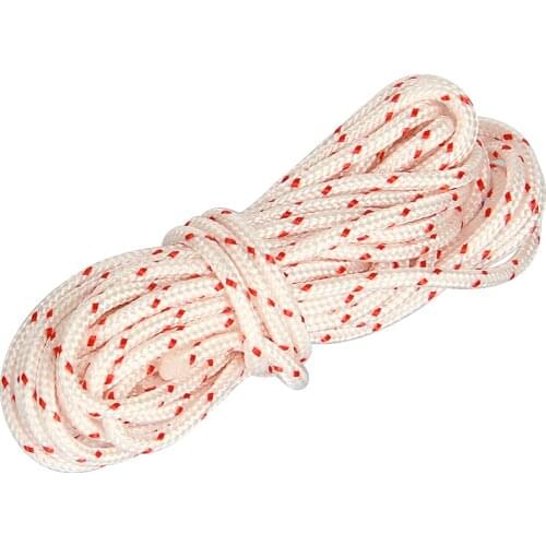 10 Meters X 3.5mm Pull Starter Cord Nylon Fiber Rope for Strimmer Chainsaw Lawnmower Engine