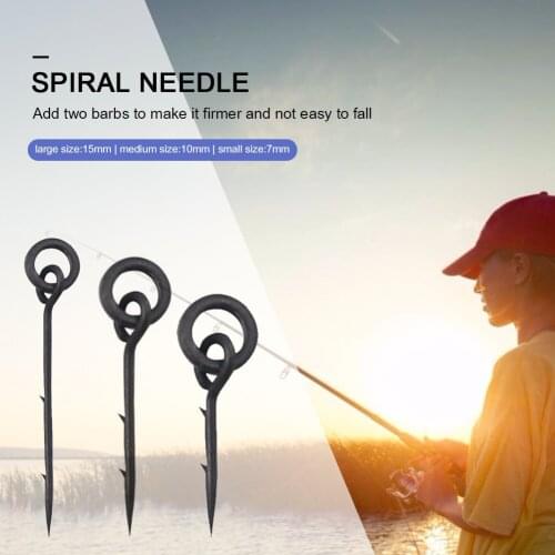 Fish Hook Bait Sting Rig Carp Fishing Tackle Boilies Pin Pike Maggot Ronnie for Outdoor Portable Accessories