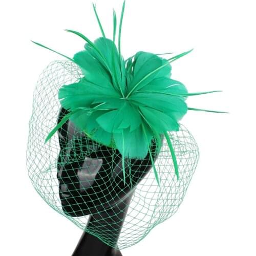 Bridal Elegant Mesh Nice Fascinators Hats Veils Female Mesh Wedding Millinery Hats On Hair Clips Ladies Fashion Hair Accessories