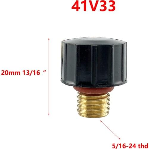 TIG Welding Torches WP-9 WP-20 WP-25 TIG Cutting Consumable Parts 41V33 Back Cap TIG Welding 41V33 Short Back Caps Fit