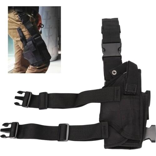 Universal Thigh Pistol Gun Holsters Tactical Drop Leg Holster Right Handed Adjustable Gun Holder Hunting Accessories