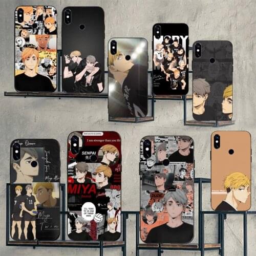 Miya Atsumu Haikyuu japanese anime high quality Phone Case shell For Xiaomi Redmi note 7 8 9 t max3 s 10 pro lite