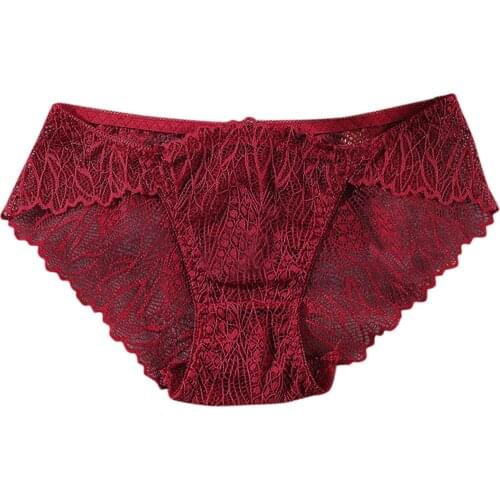 Women panties Vibator Sexy Underwear Lace Perspective Sensuality Underpant Sexy underwear Low waist panties pack ropa de mujer