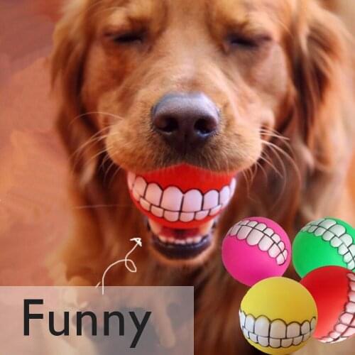 1PC Funny Dog Cat Chew Toy Ultra-thickening Silicone PVC Sounds Dental bite Grinding Dog Bite-resistant Play Grab Toys 55gB