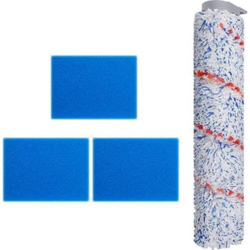 Sweeping Machine Accessories Replacement Roller Brush Filter for Tineco IFloor HF10E-01 Cordless Wet Dry Vacuum Cleaner