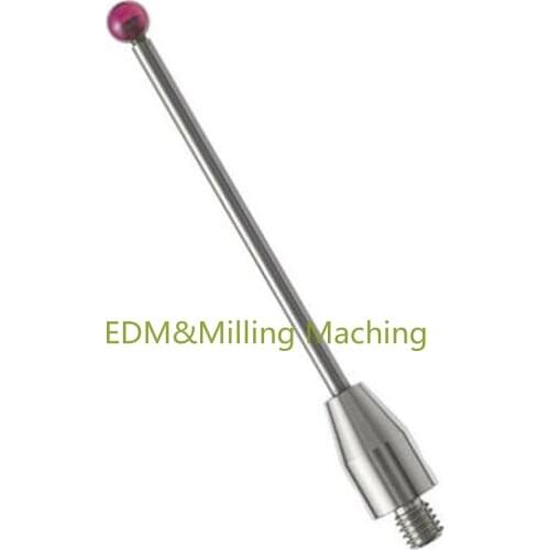 CNC Machine CMM Touch Probe styli M4 Thread 2mm Ruby Ball 50mm Long CMM Stylus A-5003-4797