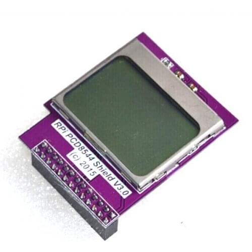CPU / Memory Mini LCD screen with backlight compatible B+ / B models Raspberry Pi 512 shield