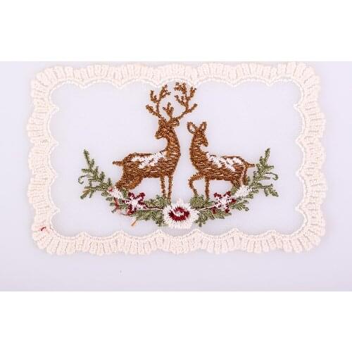 Cusack 3 pieces Embroidered Lace Applique Trim for Costumes Home Textiles Curtains Sofa Covers Trimmings Sewing Lace Fabric