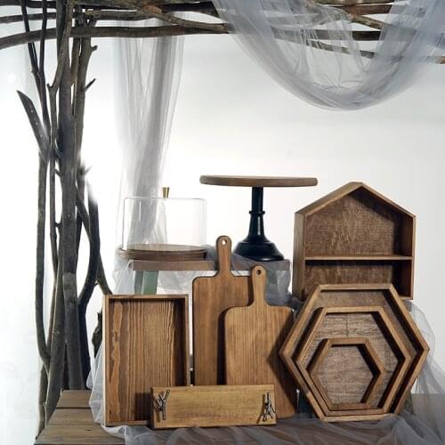 SWEETGO Wood cake stand forest style wedding cake tools fondant cake home decoration bakeware Kitchen& bar dessert table