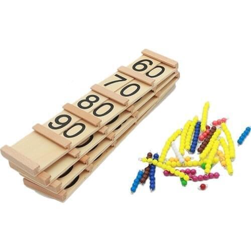 Children Montessori Materials Math Toys for 3 Year Early Math Learning Toy Kindergarten Mathematics Learning Educational L3166Y