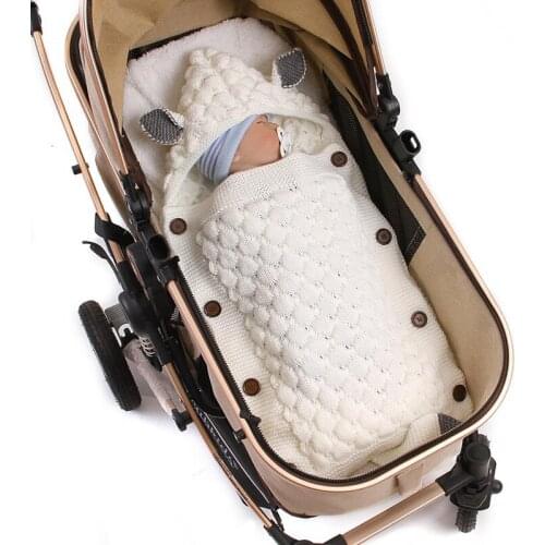 Baby Sleeping Bags Envelopes 0-6M Newborn Bebes Swaddle Wrap Sleepsacks for Stroller 75*35cm Infant Kids Accessories