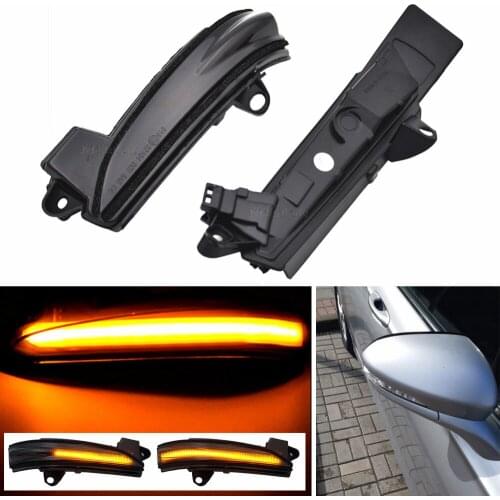 Dynamic Blinker For Ford Fusion Mondeo USA Version LED Turn Signal 2013 2014 2015 2016 2017 2020 light