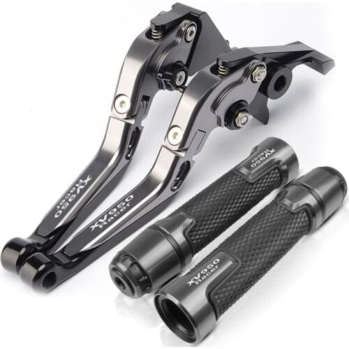 For Yamaha XV 950 XV950 RACER 2016-2018 2017 Motorcycle CNC Adjustable Foldable Brake Clutch Lever Handle Grips Set