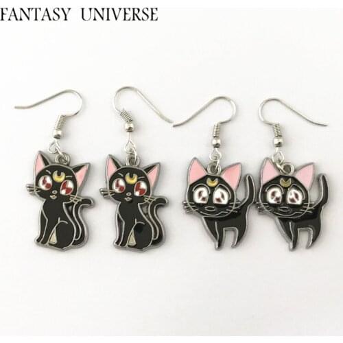 FANTASY UNIVERSE Freeshipping wholesale 20pc a lot cat Earrings VEXDC01