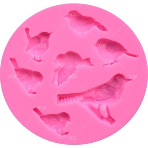 Rirds Fondant Cake Baking Molds,Cake Decorating Tools Pastry Tools Kitchen Accessories SQ1516