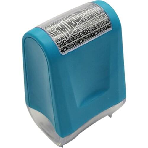 Security Stamp Roller Privacy Seal Roller Type Cover Eliminator Seal Portable Self-Inking Identity Theft Protection Roller Stamp