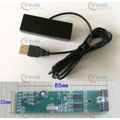 PC light gun sensor & Receiver kit Computer shooting games electrical light sensor controller set for shooting game machine