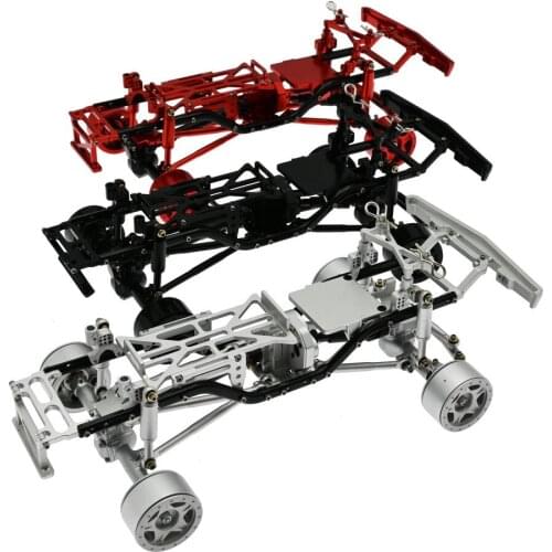 Metal Empty Frame SPGCM 1:24 Simulation Model Car Axial SCX24 C10 Frame
