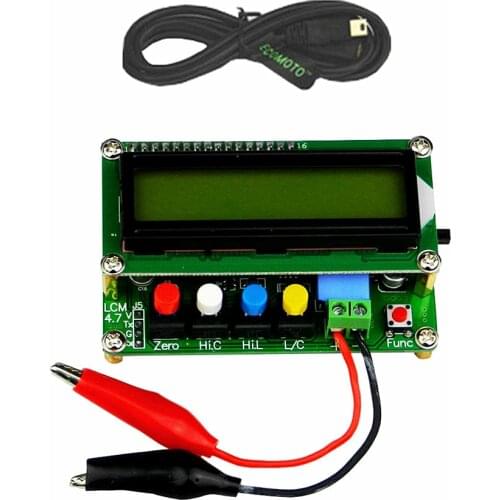 New LC-100A Digital L/C Meter Inductance Capacitance Tester Range 0.01pF to 10uF LCD Display