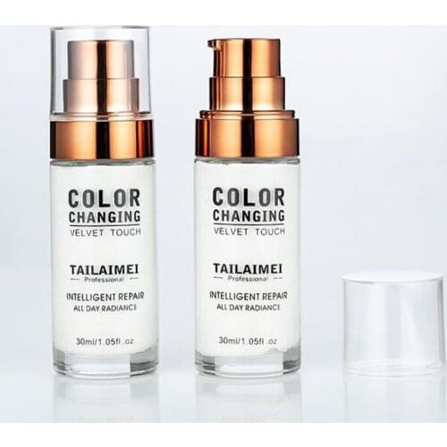 TLM 30ml warm skin tone liquid foundation brighten portable concealer long lasting color fade concealer TSLM