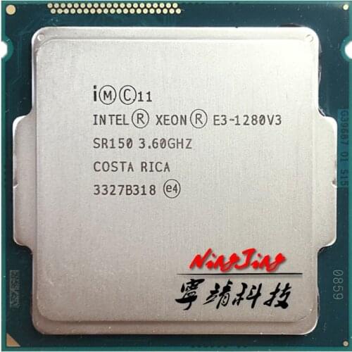 Intel Xeon E3-1280v3 E3 1280v3 E3 1280 v3 3.6 GHz Quad-Core Eight-Thread CPU Processor L2=1M L3=8M 82W LGA 1150