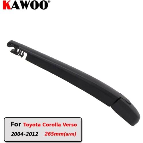 KAWOO Car Rear Wiper Blade Blades Back Window Wipers Arm For Toyota Corolla Verso Hatchback (2004-2012) 265mm Windscreen Blade