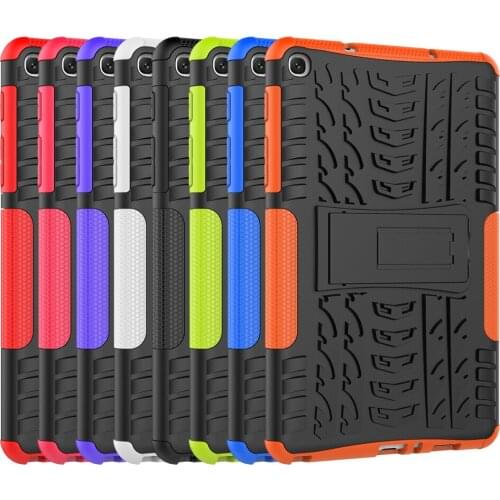 Silicone TPU+PC Dual Armor Back Cover For Samsung Galaxy Tab A 8.0 (2019) P200 P205 P207 SM-P200 SM-P205 Tablet Case Cover