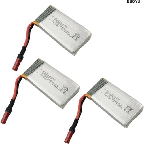 EBOYU 3.7V 850mah Lipo Battery Replacement Battery for SYMA X56 X56W X54HW X54HC TKKJ TK111 TK110HW L600 TK116W RC Quadcopter