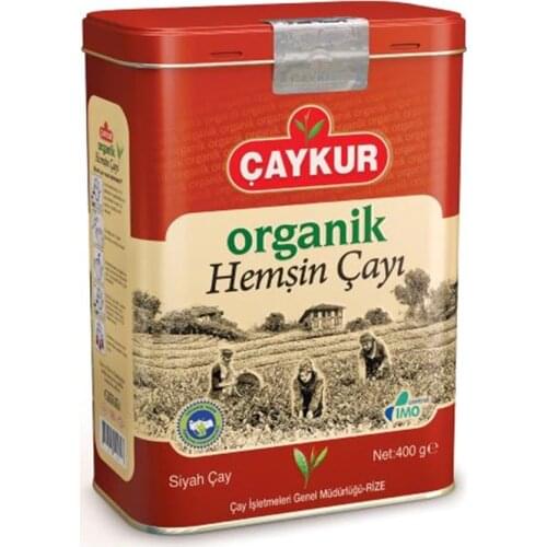 Turkish Tea Çaykur Organic Hemsin Tin Can Tea 400 Gr High Quality Pure Turkish Black Tea Made in Turkey