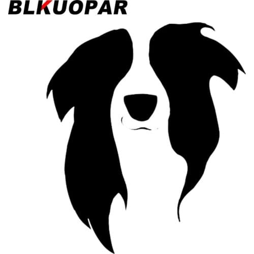 BLKUOPAR for Border Collie Car Stickers Personality Occlusion Scratch Decals Waterproof Creative Trunk Caravan Decor Car Label