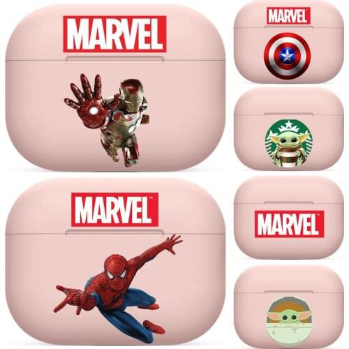 Marvel For Airpods pro case Protective Bluetooth Wireless Earphone Cover For Air Pods airpod case air pod cases Pink