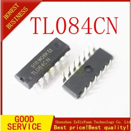 100pcs/lot New TL084CN TL084 DIP14 operational amplifier IC
