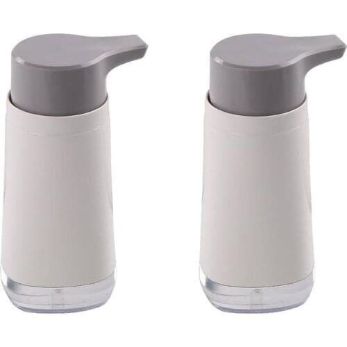2 Pack Dish Soap Dispenser for Kitchen 10Oz/300Ml Rustproof ABS BPA Free Bottle Liquid Hand Soap Dispenser Pump