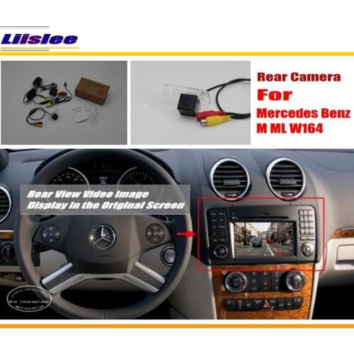 Car Reverse Camera For Mercedes Benz M ML Class W164 ML450 ML300 ML350 2013 Accessories Original Screen Compatible Rear View CAM