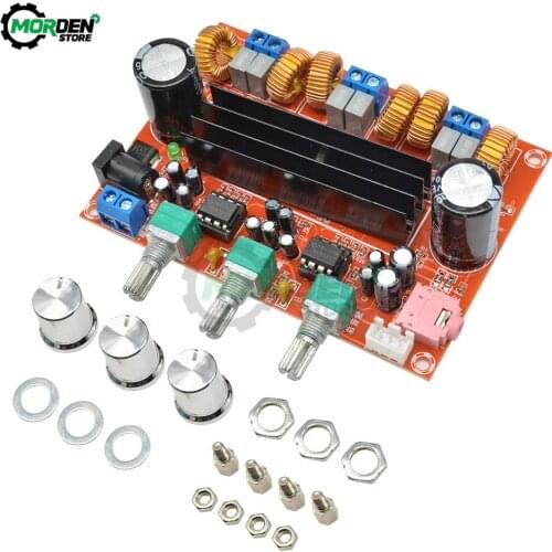 DC12-24V TPA3116 Digital Audio Power Amplifier Board 2*50W+100W TPA3116D2 Subwoofer Speaker Amplifiers 2.1 amplificador Module