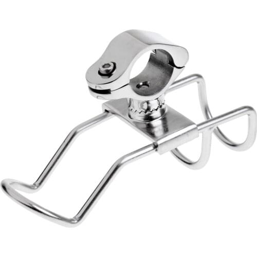 Boat Fishing Rod Holder 360 Degree Rotation Yacht Rail Mount Rest Rack