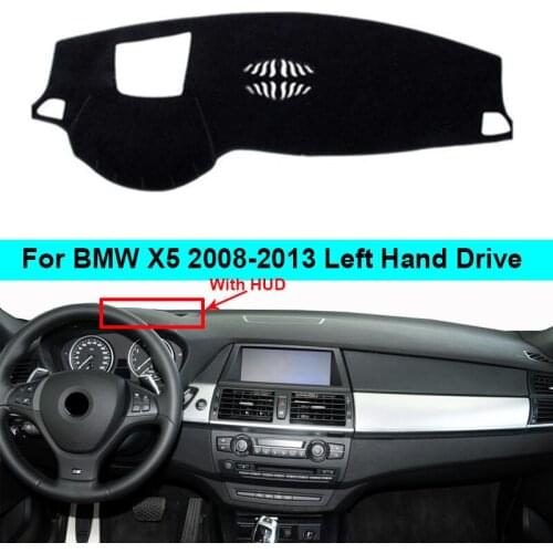 2 Layers Car Dashboard Cover Carpet Cape for BMW X5 2008 2009 2010 2011 2012 2013 LHD Sun Shade Pad Carpet Dashmat Sun Shade Pad