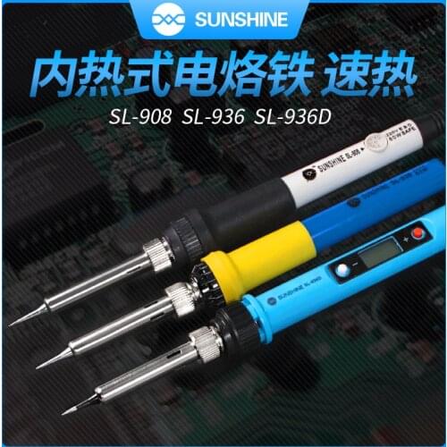 Sunshine Electric Welding Pen Adjustable Temperature Soldering Iron Tip For Mobile Phone Repair Rework Station Solder SL-936D